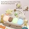 YOULEBITOYS Baby Play Gym Mat - Funny Play Piano Activity Playmat with 5 Infant Learning Detachable Toys for Sensory Development, Music and Lights Tummy Time Mat Newborns Gifts for 0-12 Months #2