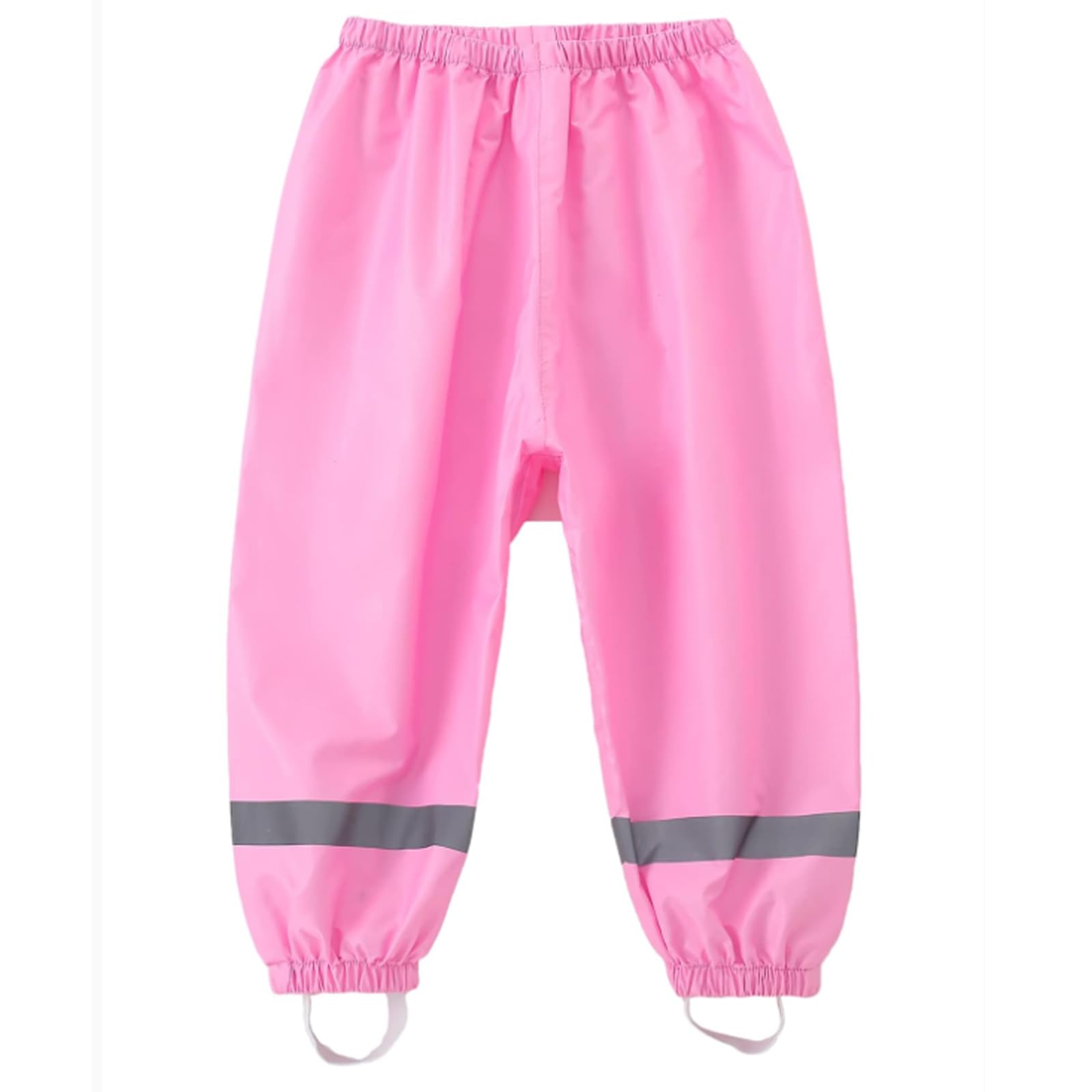 YIQAUMA Boys Girls Toddlers Waterproof Rain Pants Mud Proof Lightweight Splash Pants (US, Age, 3 Years, 4 Years, Pink)