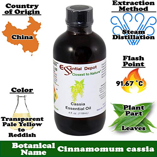 Aceite Esencial Cassia Essential Depot 4 oz miniatura 2