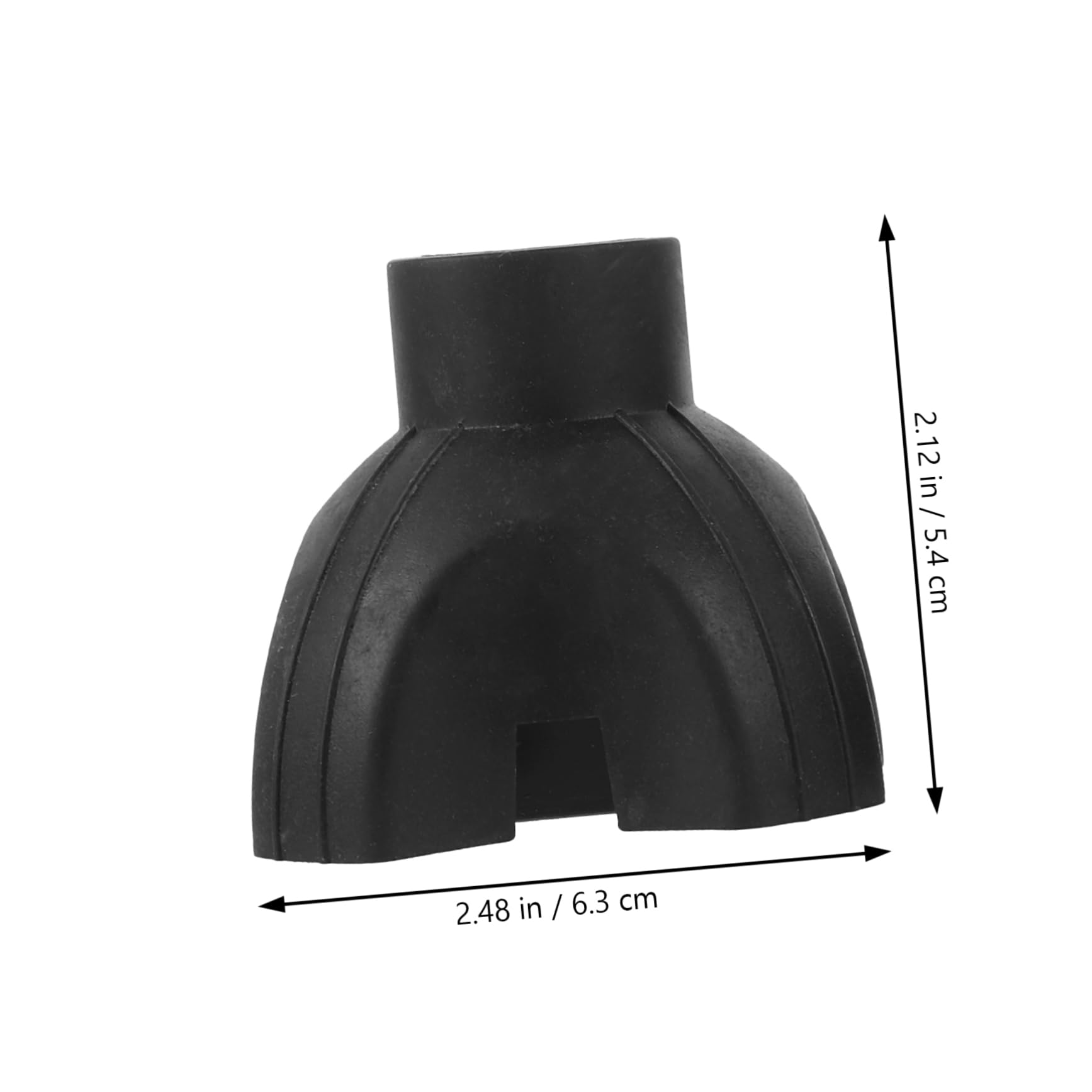 COLLBATH Elderly Safe Walking Cane Accessories Anti-Slip Crutch Tips Replacement Pole Ends for Crutches