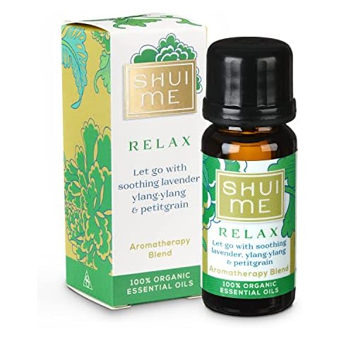 Shui Me Relax 100% Pure Organic Essential Oil Blend 10ml - Lavender, Ylang Ylang & Petitgrain Cover
