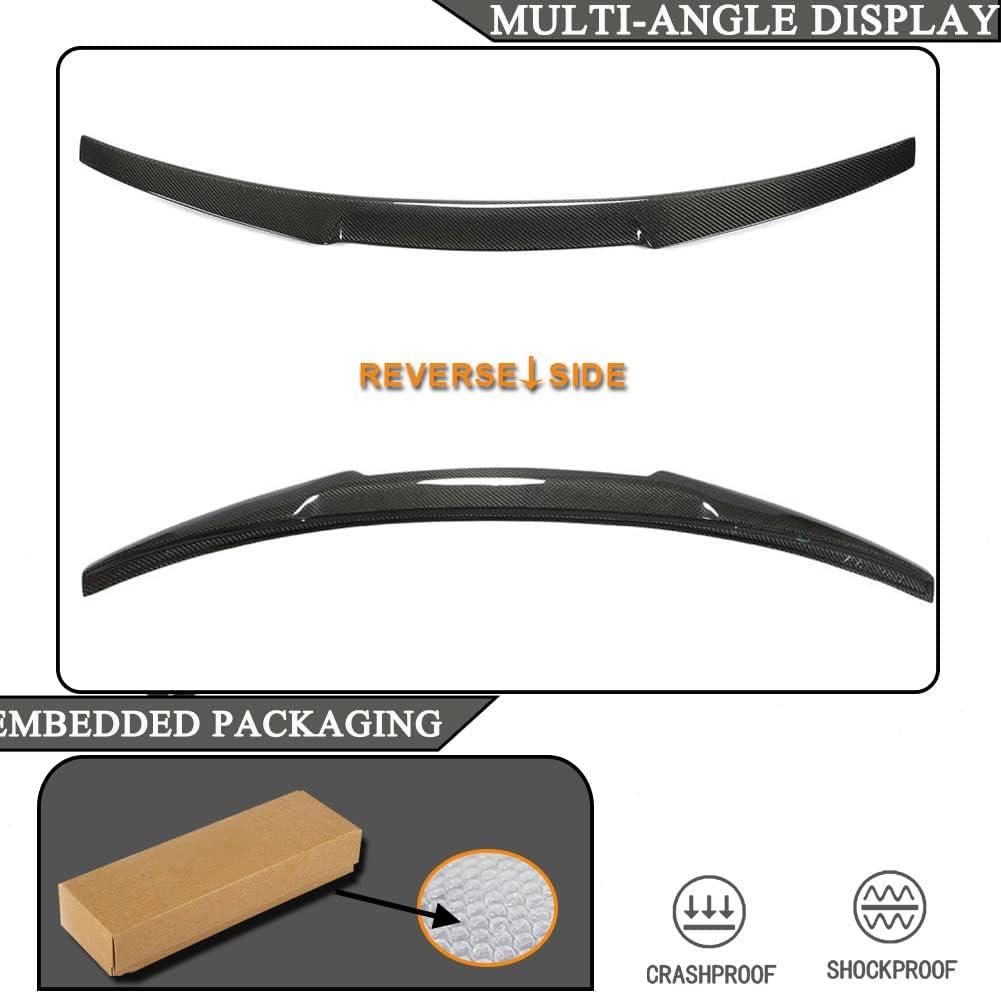 A6 Carbon Fiber Trunk Spoiler Fits for Audi A6 C7 A6 Sline S6 2012-2018 Sedan Car Rear Boot Lid Spoiler Wing Lip Factory Outlet