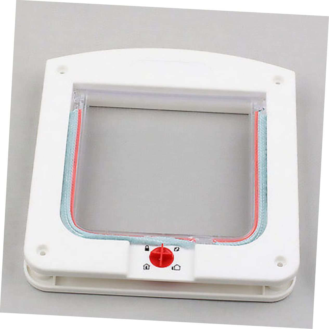 Happyyami Controllable Cat Doors 2pcs Wall Entry Pet Doors Pet Gate Dog Flap for Small Medium Pets