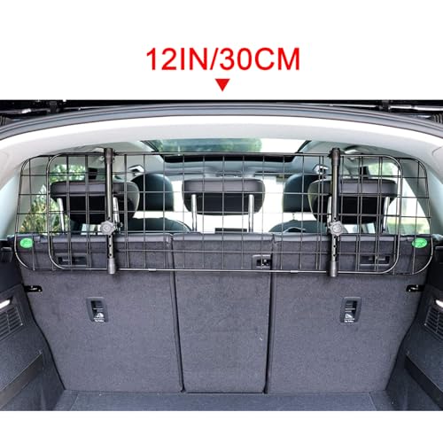 BFRDGE Kofferraum Trenngitter für Hunde, für VW Golf VII 7|Golf 7 GTE/Golf GTD 2011-2020 Hundegitter zum Transport für deinen Hund, Kofferraumschutz Gitter,A12IN
