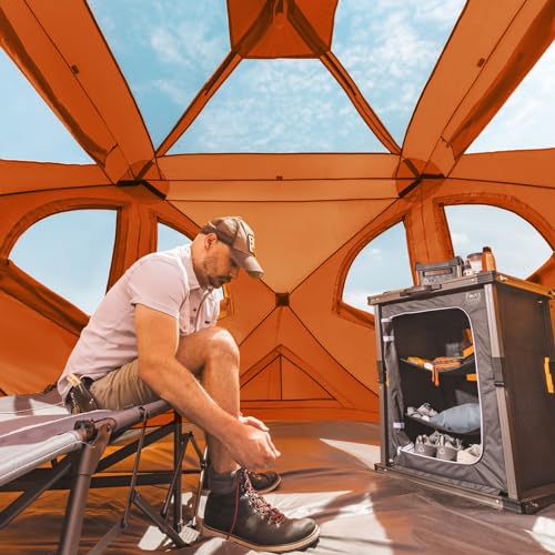 Image of TIMBER RIDGE 4 Person Instant Pop Up Hub Tent for Camping