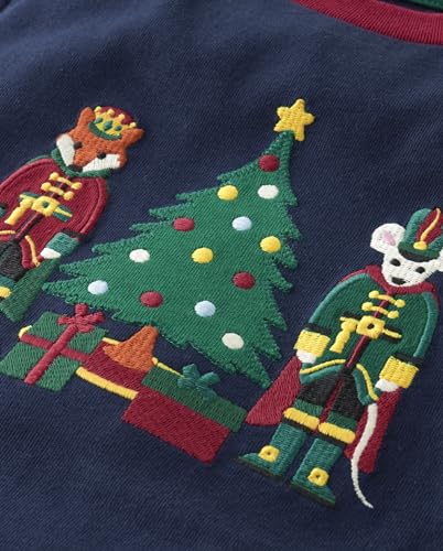 Image of Gymboree Boys' and Toddler Embroidered Graphic Long Sleeve Layered T-Shirts