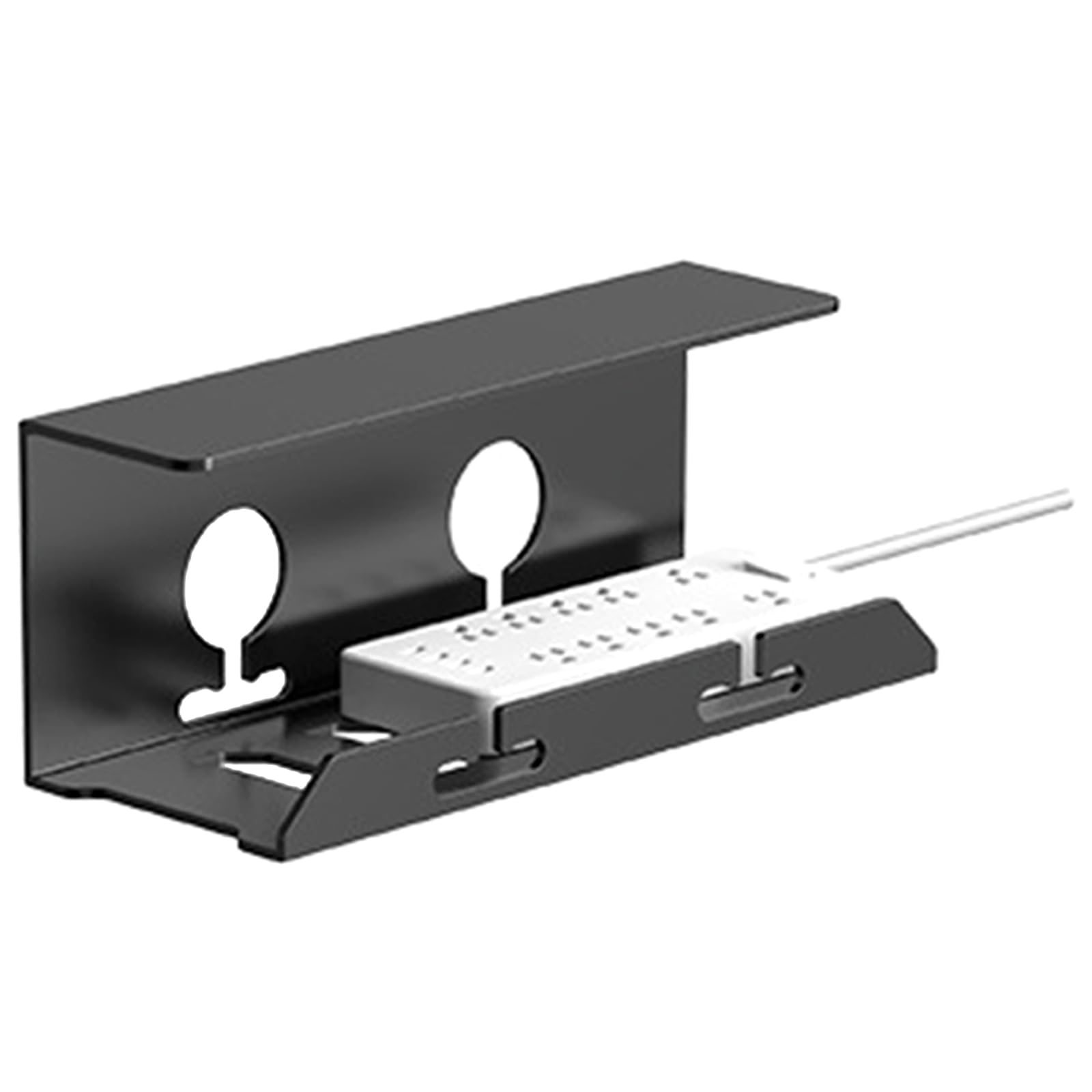Mekalero Multicolor Cord Management Tray Desk Cable Tray Desk Cable Rack Functional Storage Rack Wire Shelf Sturdy Storage