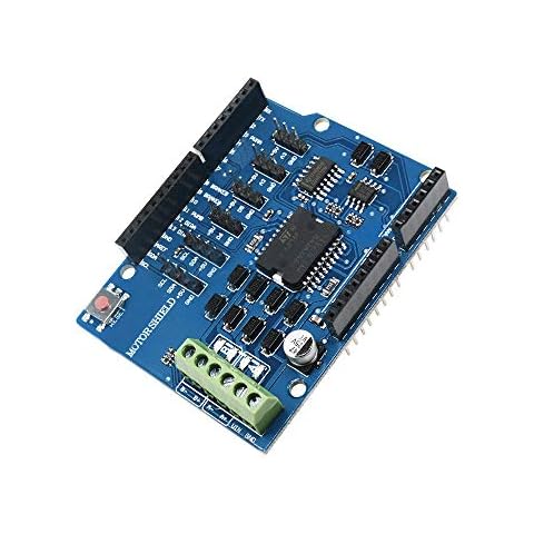 KOOBOOK 1Pcs L298P Shield R3 Motor Driver Module Expansion Board H-Bridge 2A for Arduino UNO 2560 Cover