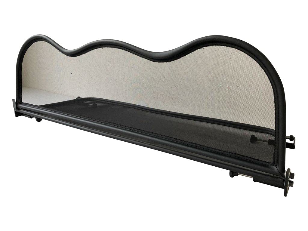 déflecteur d'air Compatible avec BMW Mini Typ F57 modèle 2014-2019 (Noir) – Pare-Brise Universel avec Fermeture Rapide sans Sac
