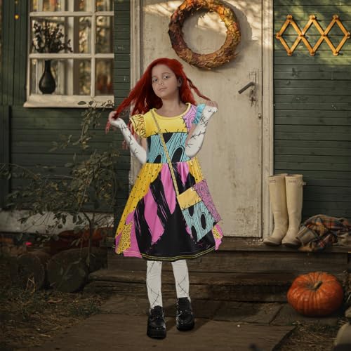 Disfraz Sally para Niñas Con Peluca y Accesorios miniatura 7