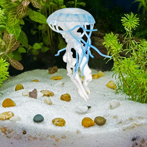 jojofuny Jellyfish Modell Spielzeug Für Aquarien Simuliertes Marines Tiermodell Leuchtende Quallen-deko Für Junge Mädchen Edukatives Spielzeug Für Jungen Und Mädchen Für Fisch Tank