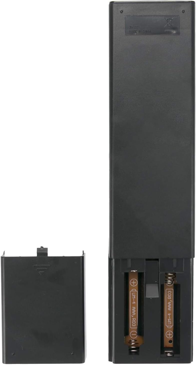 Telecomando universale di ricambio per televisori Sony, compatibile con tutti i televisori Sony (LED, LCD, plasma), ideale come telecomando di ricambio per TV con le stesse funzioni, nero (confezione
