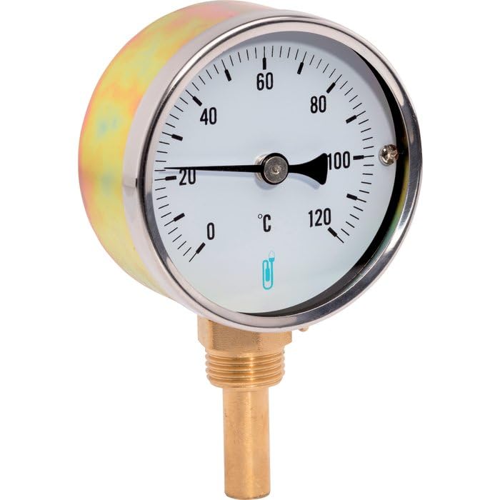 Thermomètre radial Distrilabo - Diamètre 63 mm - Longueur 65 mm