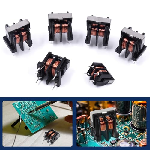 Kit de inductores toroidales para eliminar interferencias y estabilizar corriente, 24 piezas 4