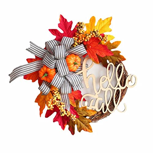 Plancholo Herbstkranz halles822 Türdekoration 45 cm