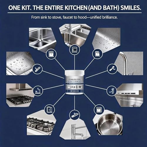 Kit Removedor de Rayones de Acero Inoxidable 2PC miniatura 6