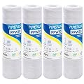 PUREPLUS 10 Micron 10"x2.5" Whole House String Wound Sediment Filter for Well Water, Replacement Cartridge for Universal 10 inch RO System, WP-5, Aqua-Pure AP110, CFS110, Culligan P5,WFPFC4002, 4Pack