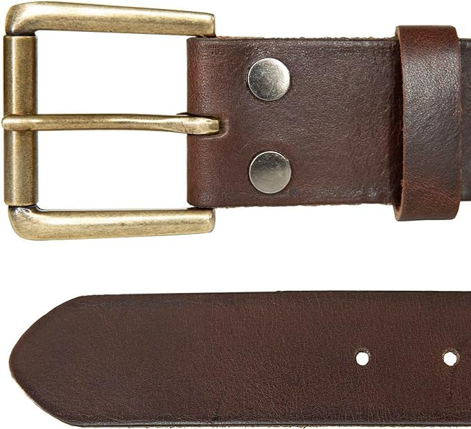 Image of Lucky Brand Men's Jeans Leather Belt| Classic| Casual| Dress| Everyday| American Heritage| Genuine Leather| Metal Buckle