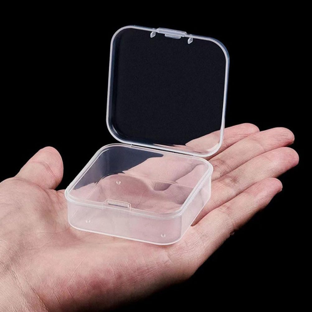 KALLORY Bead Organizer Box Clear Plastic Storage Containers Nail Charm Organizer Storage for Beads Bracelet Making DIY Jewelry Craft Nail