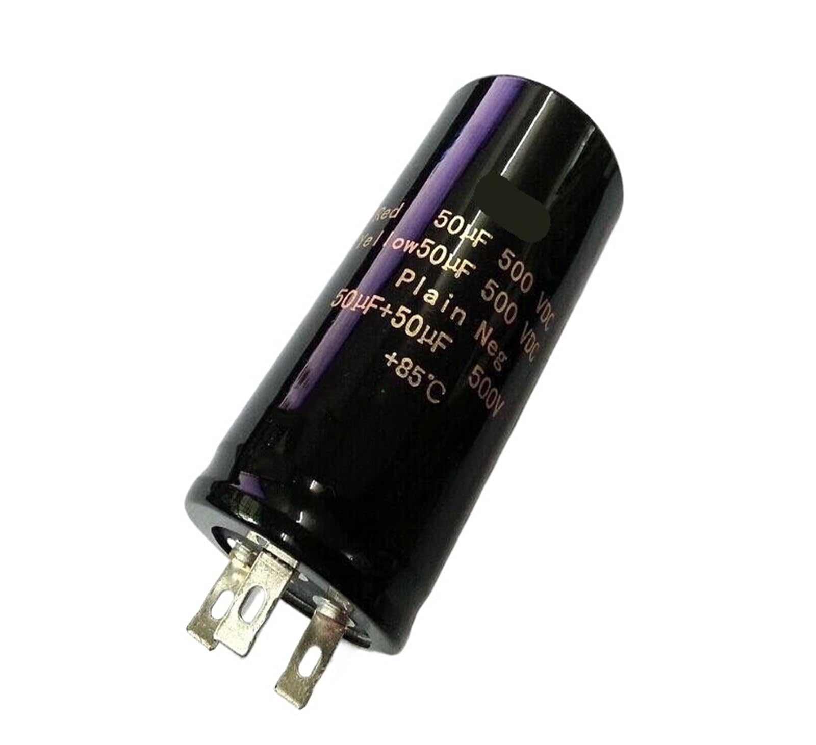 KSZHZYMGX 500V electrolyte capacitor 50UF +50UF 75 * 34mm