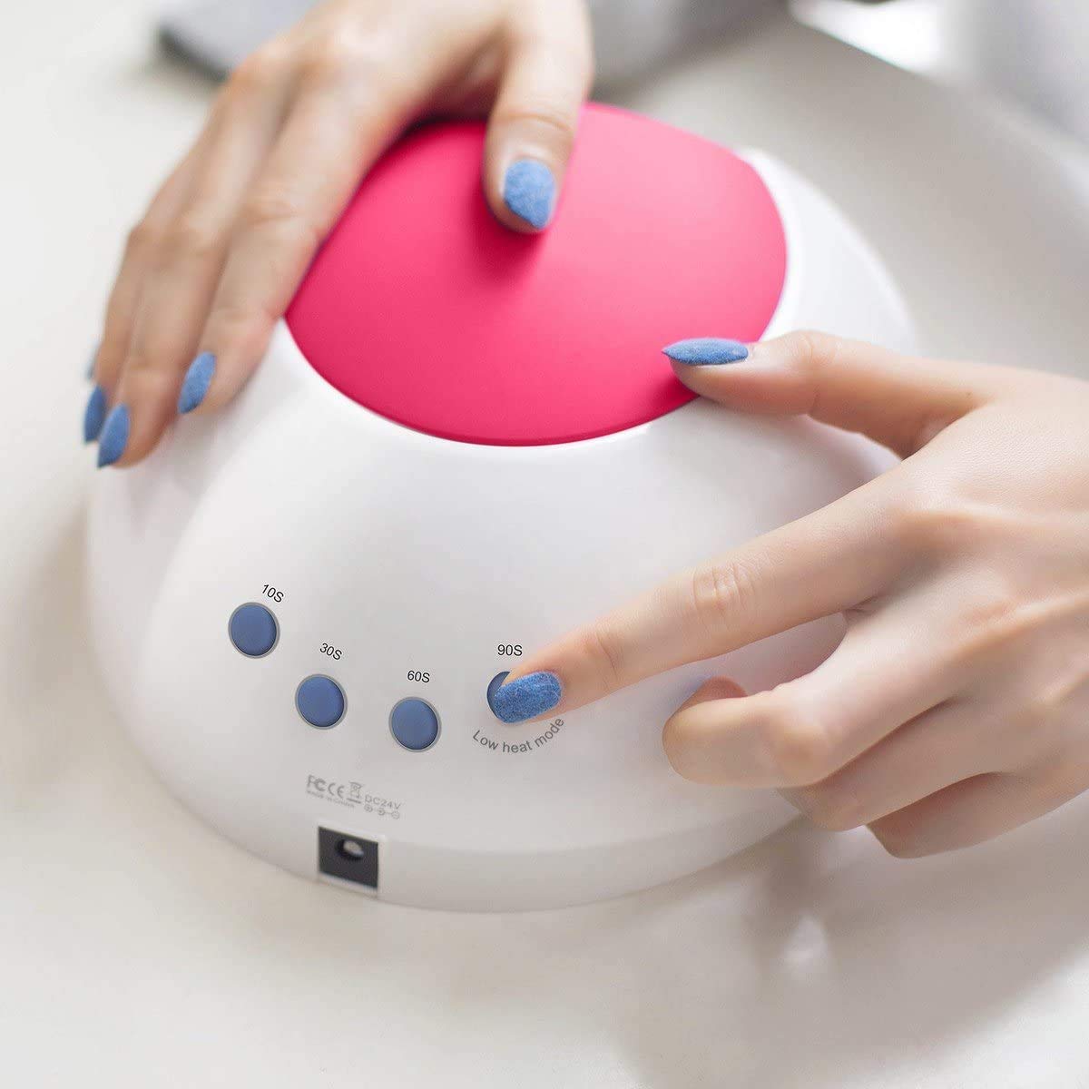 FAXIOAWA Lampada per Unghie Gel UV LED da 48 W, asciuga Unghie Smalto ad Asciugatura Rapida per Unghie Gel con Timer Anni '10 '30 '60 '90, per Manicure/Pedicure, casa e Salone