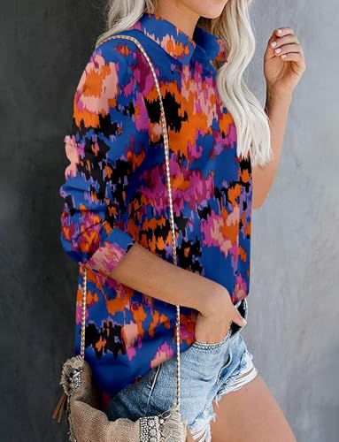 Image of Magritta Long Sleeve Shirts for Women Fashion Button Down Blouse Tops