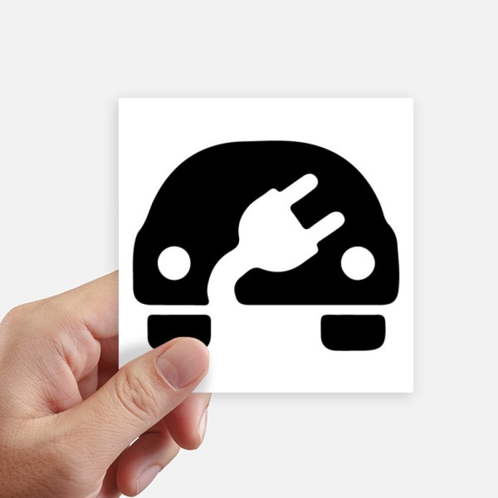 Autocollant carré 10CM multicolore : pack de 8 stickers haute visibilité pour PC
