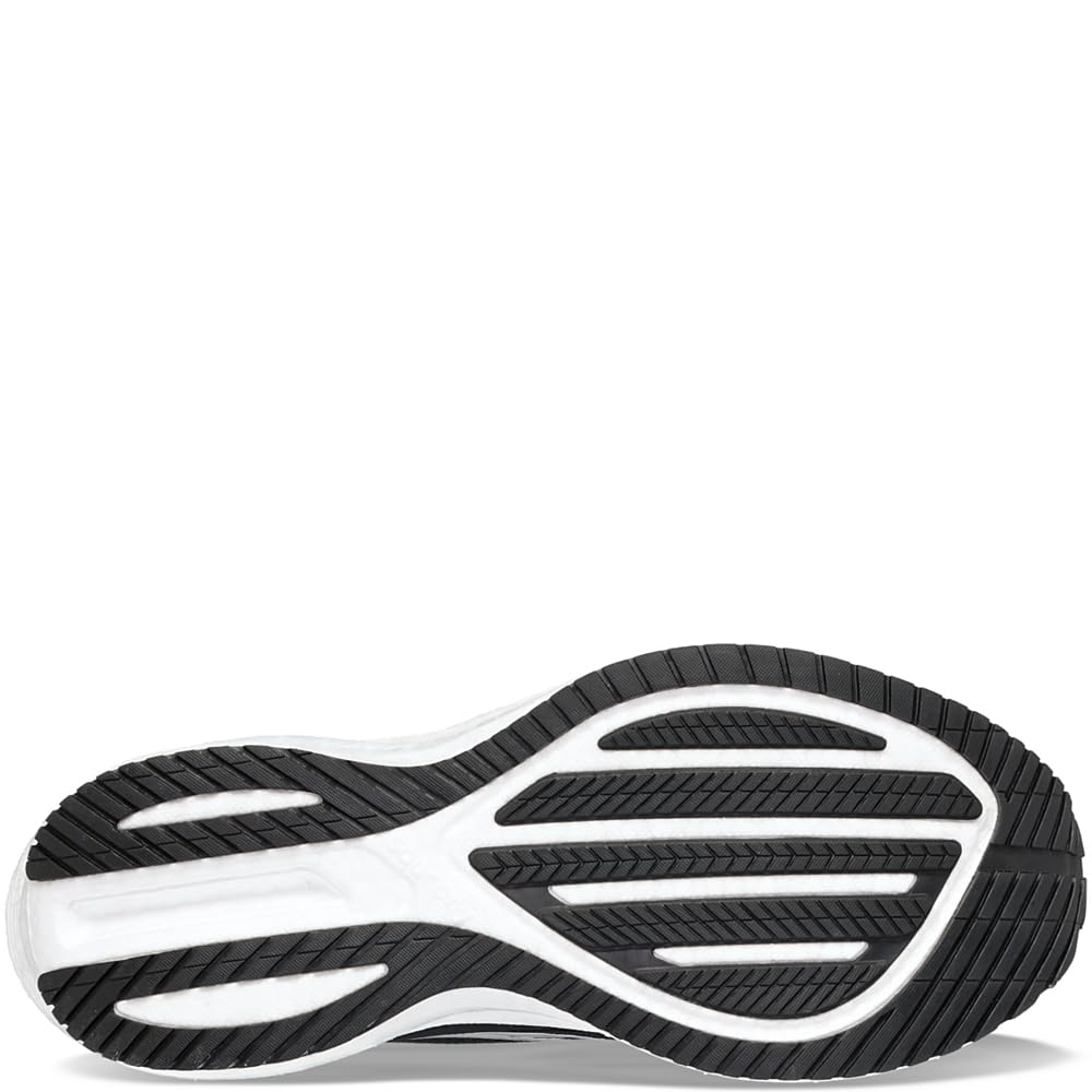 Saucony Women's Triumph 21 Sneaker, Black/White, 7.5 Wide