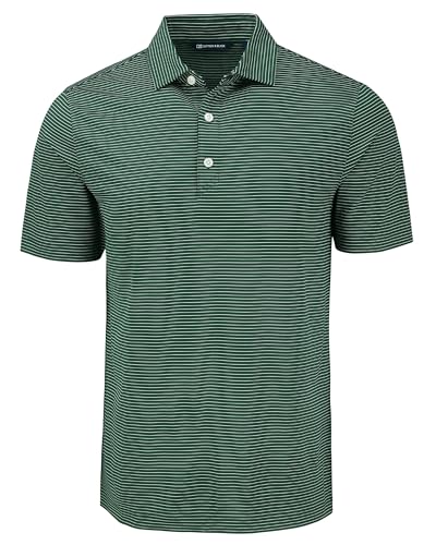 Polo Forge Eco Fine Line Stripe Stretch Recycled para Hombre Cutter & Buck miniatura 2
