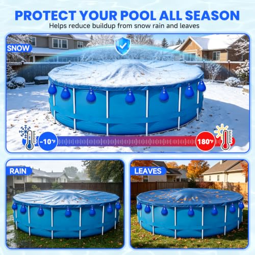 Cojín de invierno para piscina 5ft con 16 bolsas de agua miniatura 6