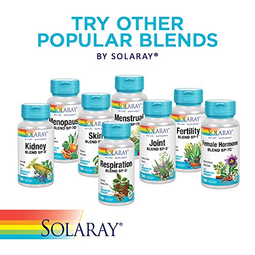 Image of SOLARAY Hair Blend SP-38 | Herbal Hair Support | 100 VegCaps | Botanical hair support formula with Saw Palmetto, Horsetail and Rosemary for daily wellness.