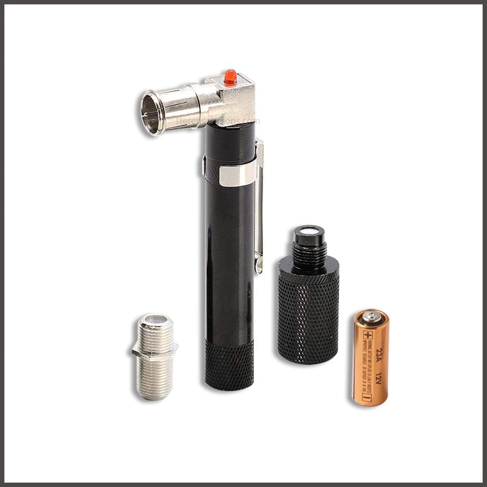 STEREN Coaxial (Coax) Pocket Continuity Tester (Tracer) with Voltage