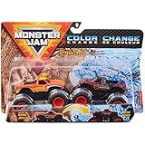 Monster Jam, Official El Toro Loco vs. Northern Nightmare Color-Changing Die-Cast Monster Trucks, 1:64 Scale