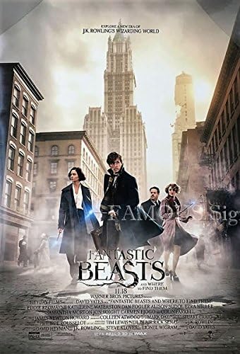 Amazon 映画ポスター ファンタスティックビーストと魔法使いの旅 ハリーポッター グッズ インテリア おしゃれ フレームなし Reg B 両面 初版 アートフレーム ポスター オンライン通販