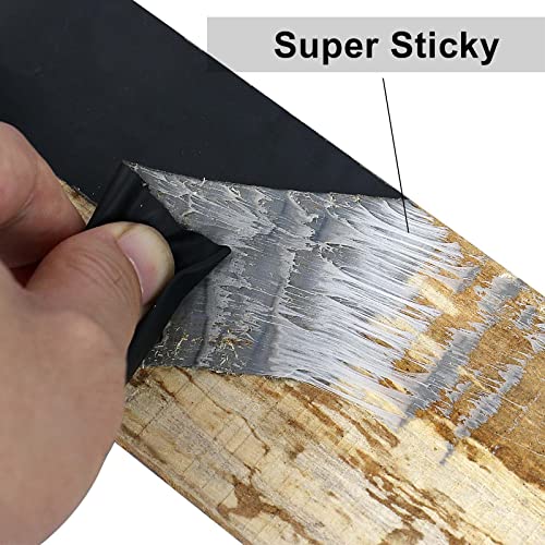 Image of BOMEI PACK Deck Joist Butyl Tape, 2 Rolls Waterproof 1-5 /8 inch x 50' Flashing Tape for Deck Joists and Beams