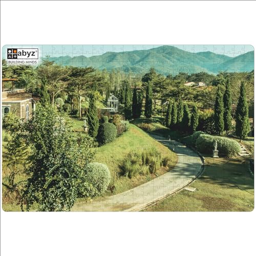 Image of ABYZ Wooden Jigsaw Landscape Puzzle with 500-Pieces Play and Learn Educational Puzzle for Kids and Children Aged 7+ & Adults Toy for Improving Memory & Problem Solving