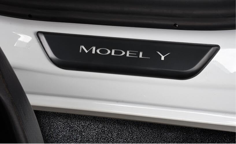 テスラ MODEL 3 純正ドアステップ4個セット Amazon | Tesla用/テスラ Model 3/Y用 LEDスカッフプレート サイド