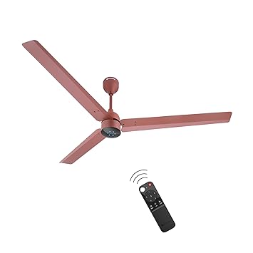 atomberg Renesa 1400mm BLDC Motor 5 Star Rated Ceiling Fans for Home with Remote Control | Upto 65% Energy Saving High Speed Fan with LED Lights | 2+1 Year Warranty (Matte Brown)