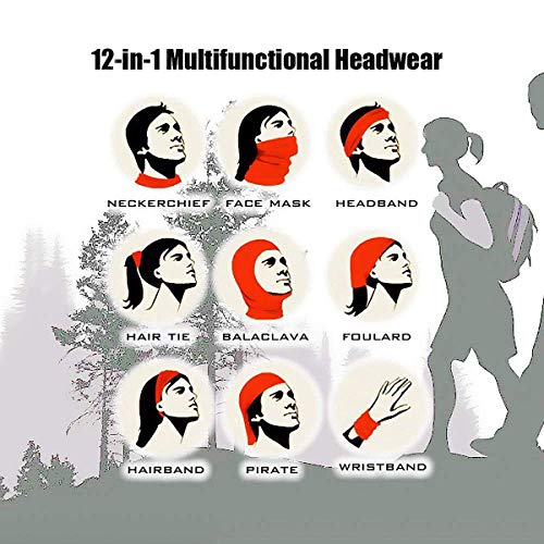 Seamless Bandanas for Men Women Face Mask Head Wraps Balaclava Neck Gaiter Outdoor Windproof Anti Dust Style
