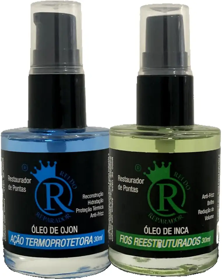 Kit 2un Óleo Reparador De Pontas Rei Do Reparador - 30ml (Ojon + Inca)