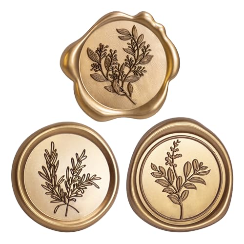 60 Pcs Wax Seal Stickers Set (3 Designs...