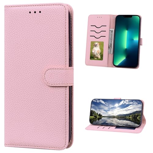 bojioderf Compatible con OPPO A1k CPH1923 Funda,Compatible con OPPO A1k CPH1923 Tarjetero Hebilla magnética Tapa abatible Pink