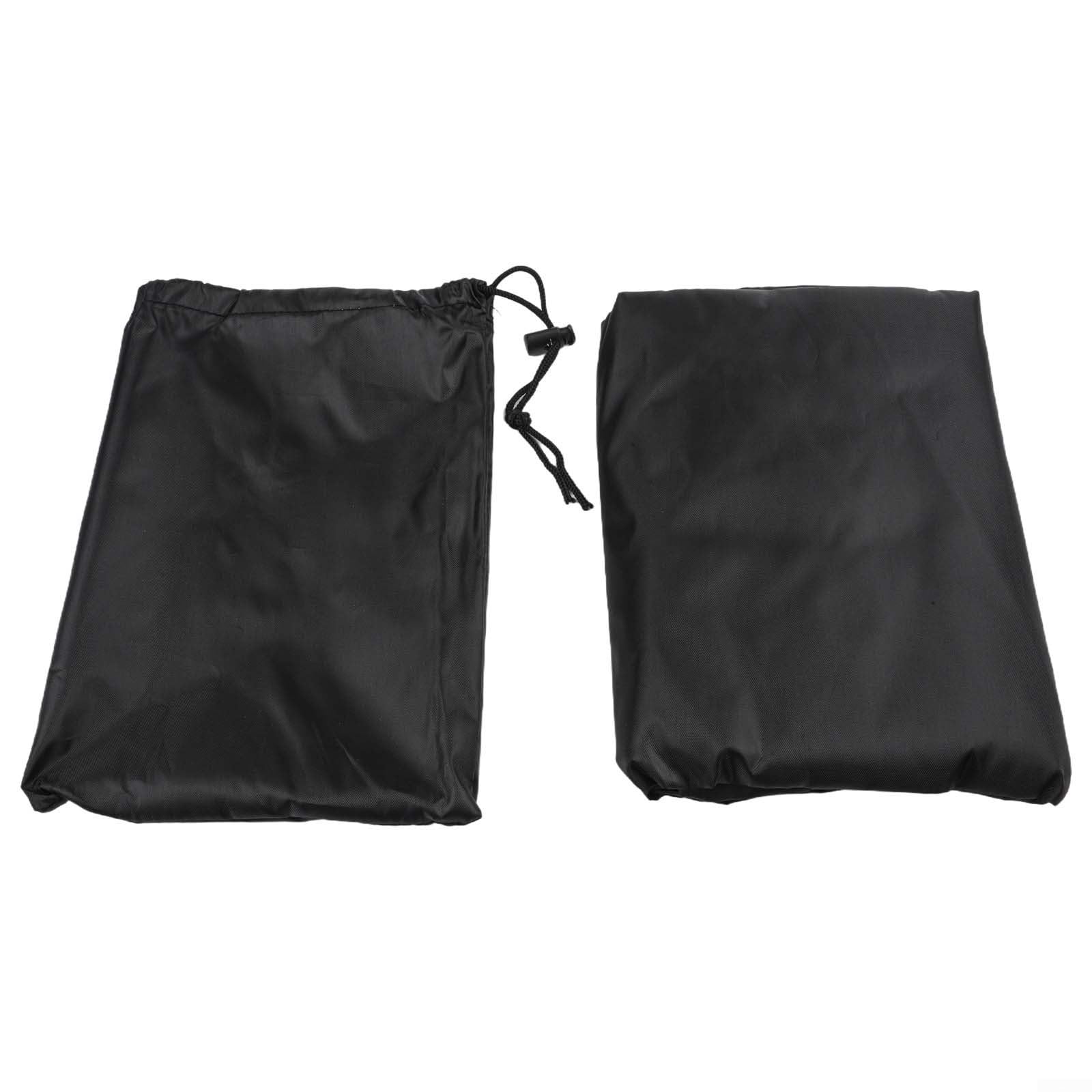 Housse de banc d'extérieur en tissu Oxford 210D 152x46x54 cm Noir imperméable pliable