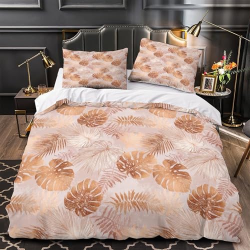 Parure de Lit Hypoallergénique en Microfibre Ultra Douce avec Fermeture