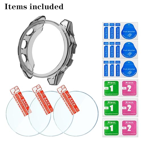 Protecteur d'écran Garmin Fenix 8 47mm pour sport et randonnée - 6