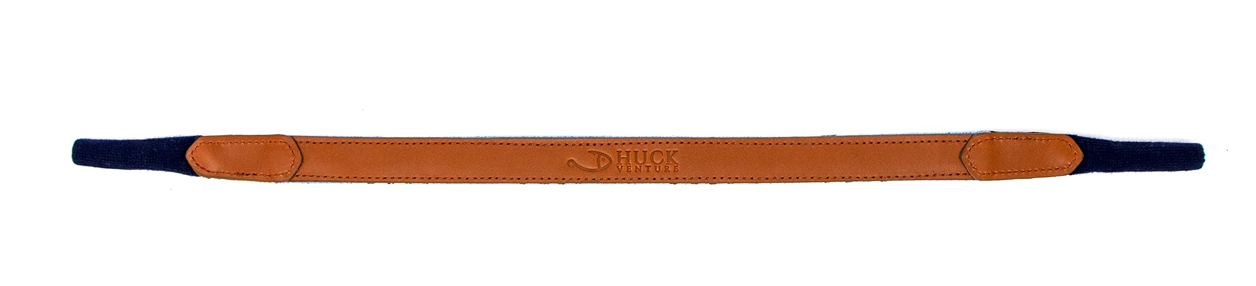 Correa de piel cosida a mano para gafas de sol - azul - talla única