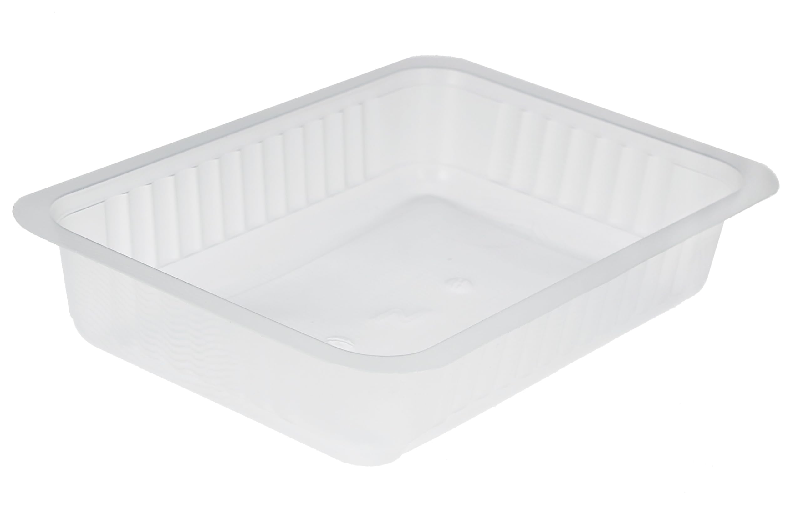 100 Envase plástico PP termosellable, 650ml, Comidas Preparadas, Apto para Microondas, Bandeja para Comidas, Apto para Termosellar.