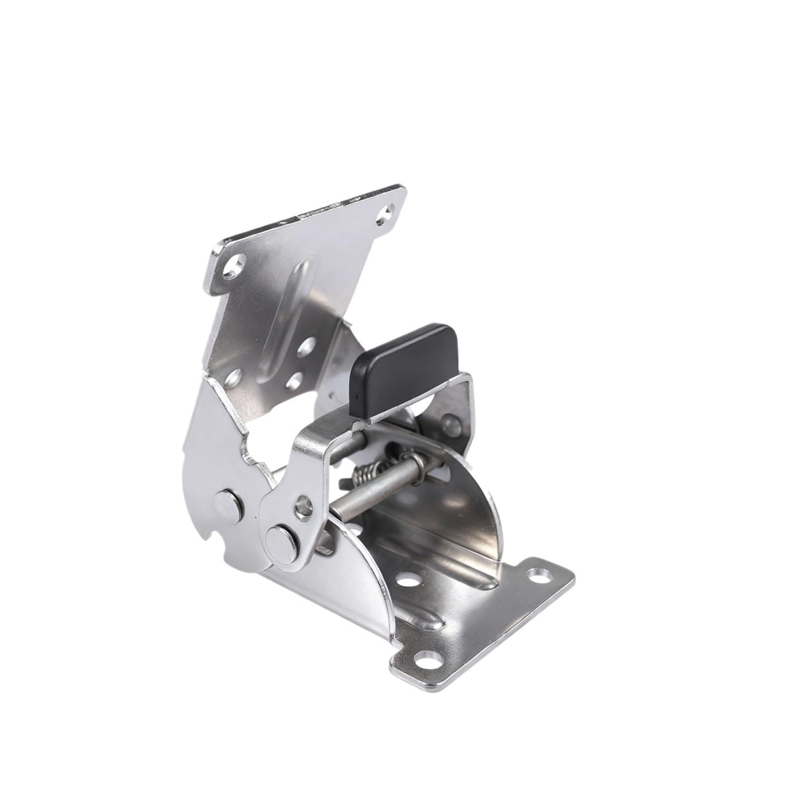 Sensumepb Sliver 4Pcs 4Pcs Folding Leg Hinge Bracket, 0-90-180 Degree Foldable Support With Self Locking Hinge And Screws(Sliver 4Pcs)