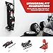 PIREKZUNT Jack Stand Wall Mount Rack Organizer, Heavy Duty Hydraulic Trolley Jack Storage Brackets, Garage Wall Mounted Tool Holder for Racing Car Trailer Truck Maintenance