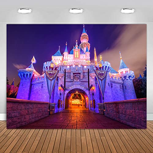 Fondo Fotográfico Vinilo 8x6Ft Castillo Fantasía miniatura 1